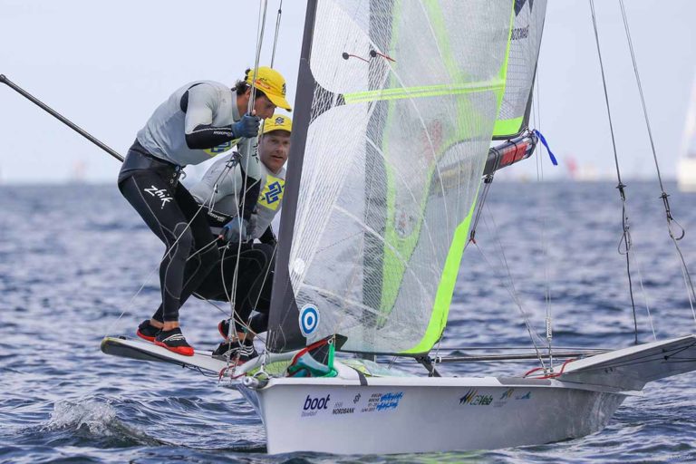 Scheidt e Borges na Semana de Vela de Kiel