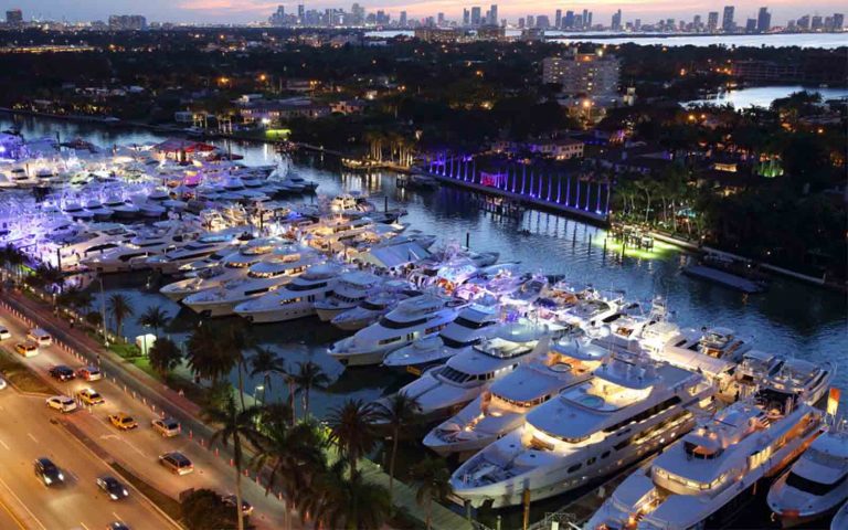 Miami Yacht Show - boat shopping