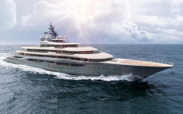 Lurssen entrega um superiate Flying Fox de 136 metros-boatshopping