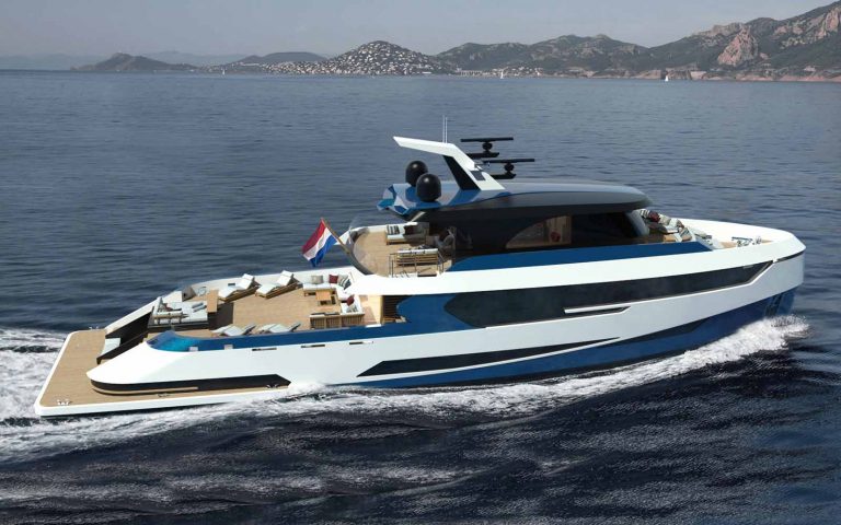 yacht blue angel hidrogenio - boat shopping