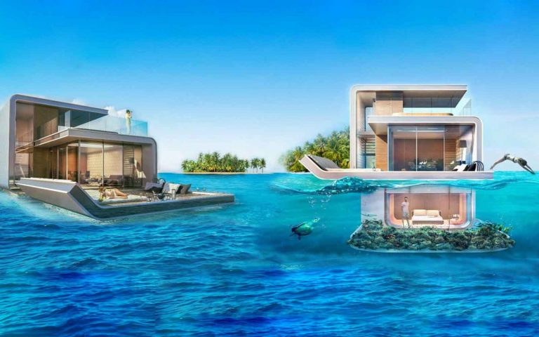 7. Floating Seahorse Villa - boat shopping