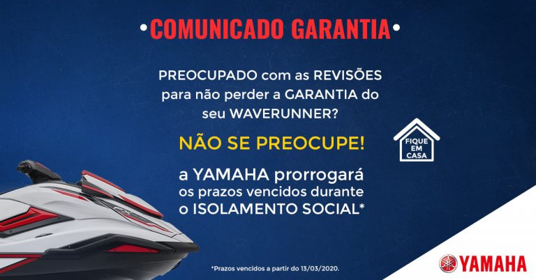 Yamaha prazo de garantia - boat shopping