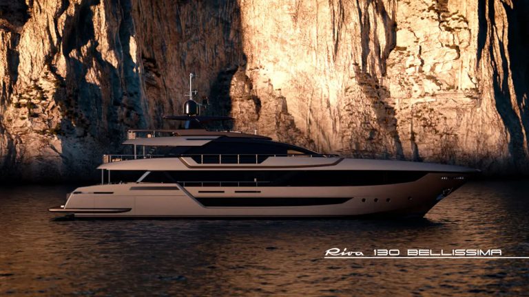 Ferretti Group apresenta novo carro-chefe Riva 130 Bellissima