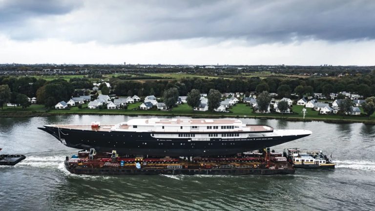 Ponte de Roterdã será desmontada para o veleiro Oceanco Y721 de 127m