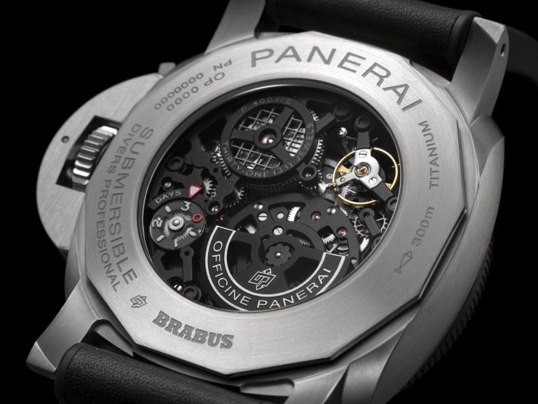 Panerai! Novo Submersible S Brabus eTitanio™ esqueletizado